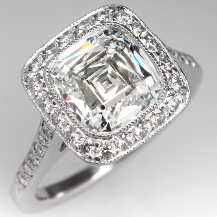 Tiffany & Co Emerald Cut Diamond Solitaire Platinum Ring 1.14 ct D VVS GIA  inBox | eBay
