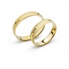 Wedding ring yellow gold 4.0mm V