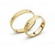 Wedding ring yellow gold 4.0mm V