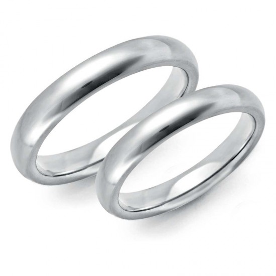 Wedding ring platinum 3.5mm H