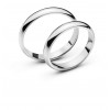 Wedding ring white gold 3.4 mm
