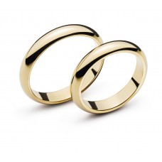 Wedding ring yellow gold 4.0mm R