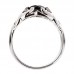 Black diamond Gipsy ring 1.75ct
