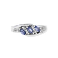 Marquise Yogo Sapphires Ring