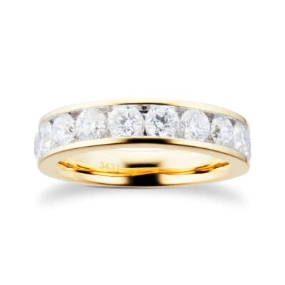 18ct Yellow Gold 1.50ct Brilliant-Cut Diamond Radiance Eternity Band