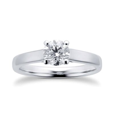 Platinum Classic Solitaire Ring (0.70ct)