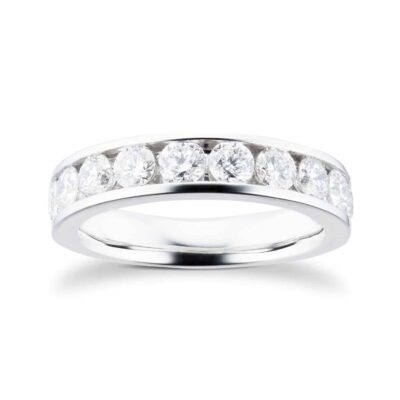 Platinum 1.50ct Brilliant-Cut Diamond Radiance Eternity Band