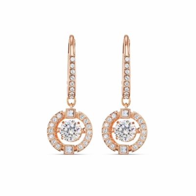 Rosé Radiance 14K Gold Drop Earrings
