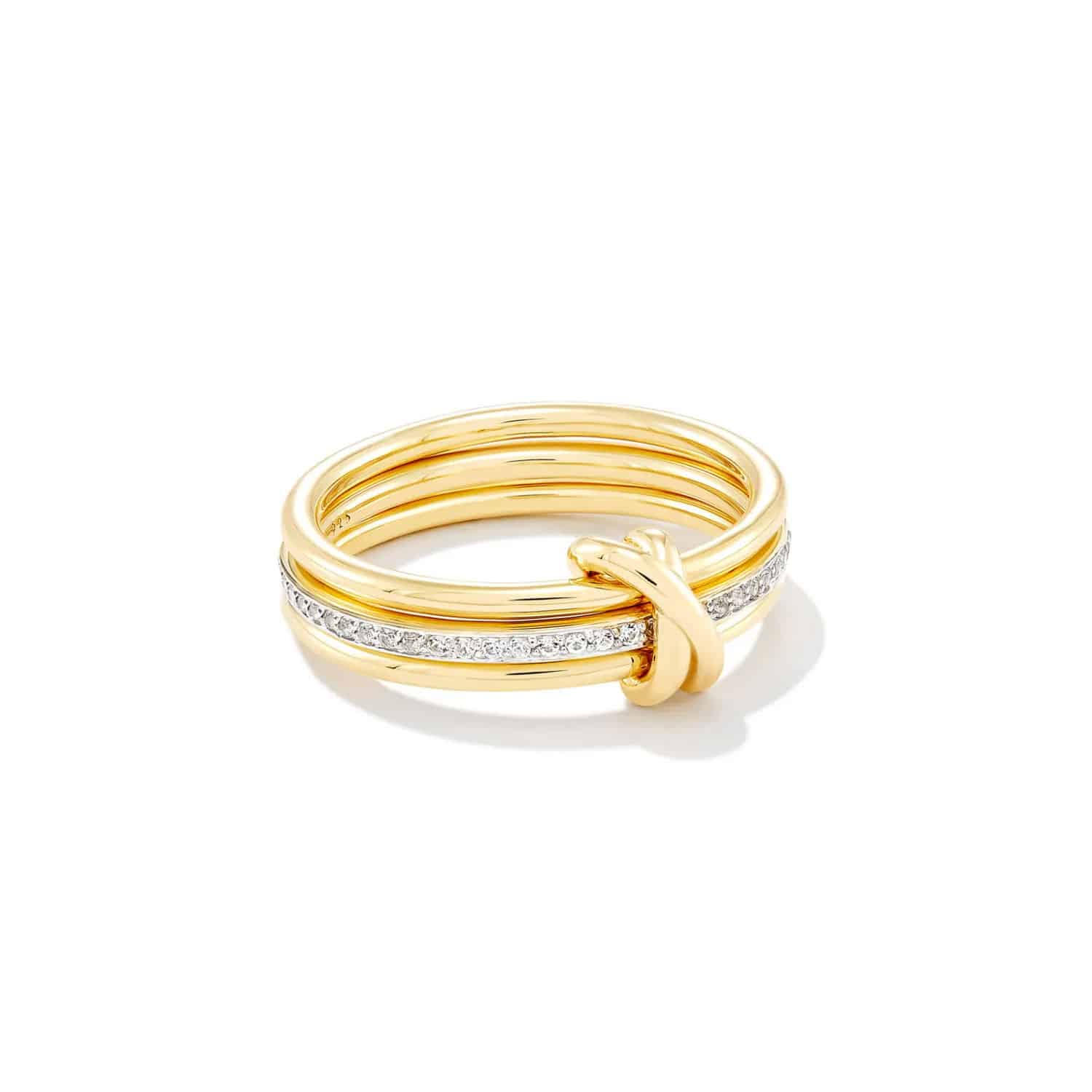 Seraphine Setting 18k Yellow Gold Vermeil Band Ring