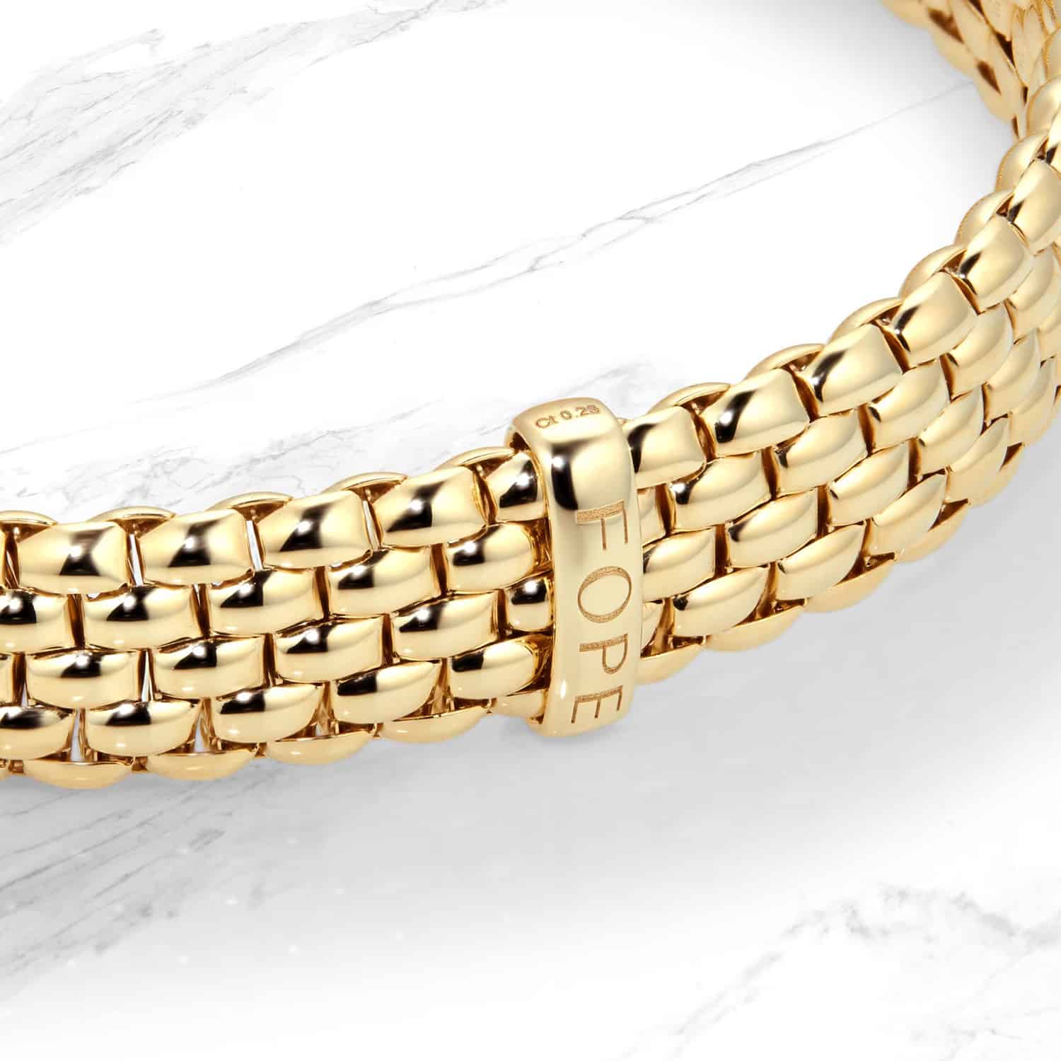 18ct Yellow Gold Vista Micro-Pavé Diamond Line Bracelet (0.23ct tw.) - Image 4