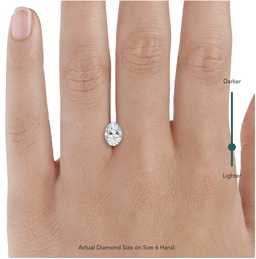 1.51ct Oval Natural Diamond — F / VS1. - Image 4