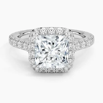 Crownlight Three-Quarter Coverage - Princess Diamond Ring (3/4 ct. tw.) (Setting Only)
