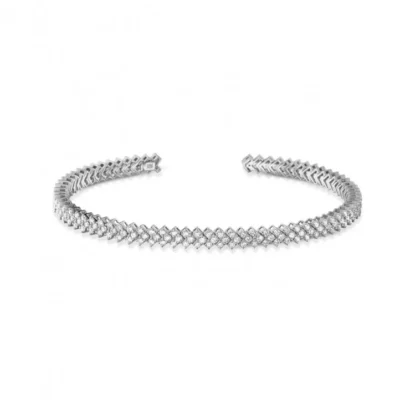 Gilded Link 0.80 carat diamond Bracelet