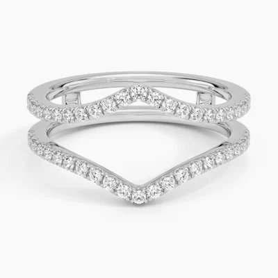 Arcadia Diamond Ring Jacket (1/3 ct. tw.) in Platinum