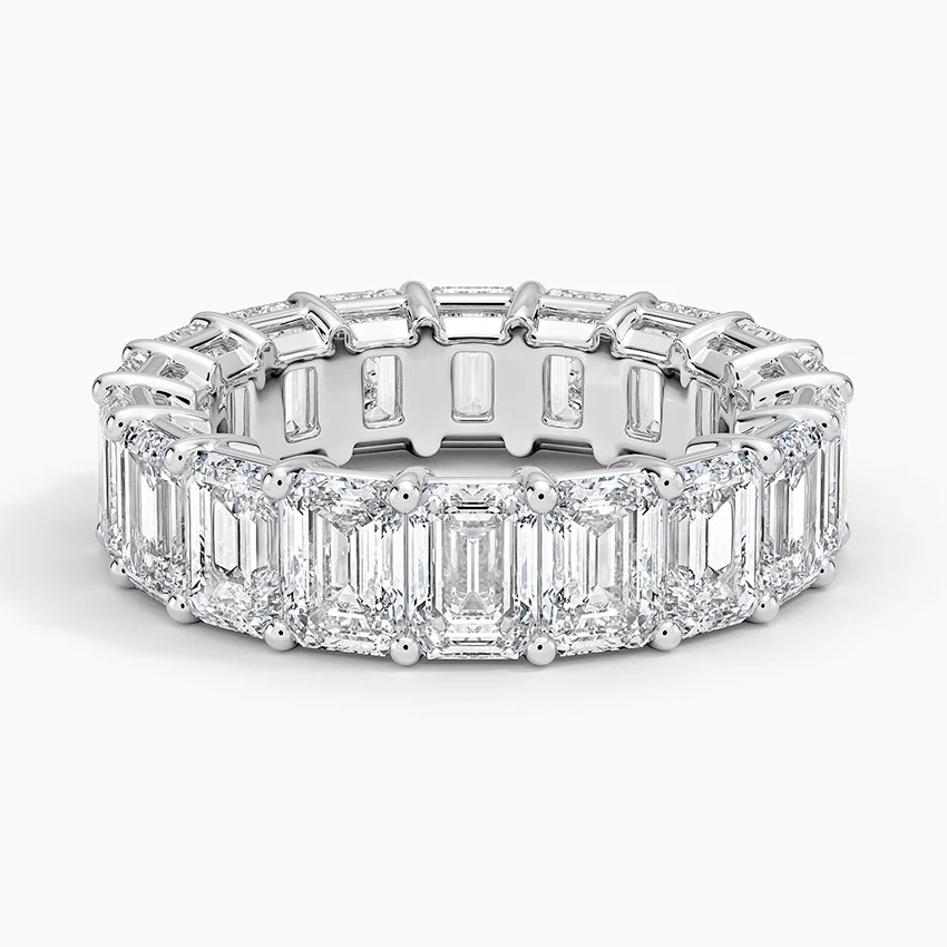 Everglow Emerald Diamond Ring (7 ct. tw.) in Platinum