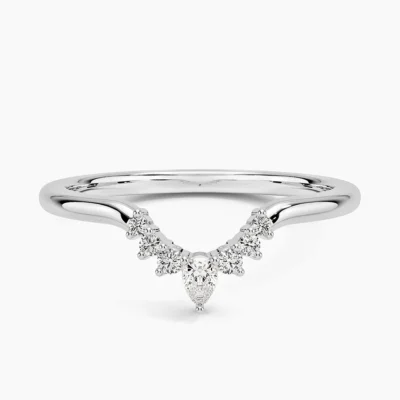 Crescent Diamond Ring (3/8 ct. tw.)