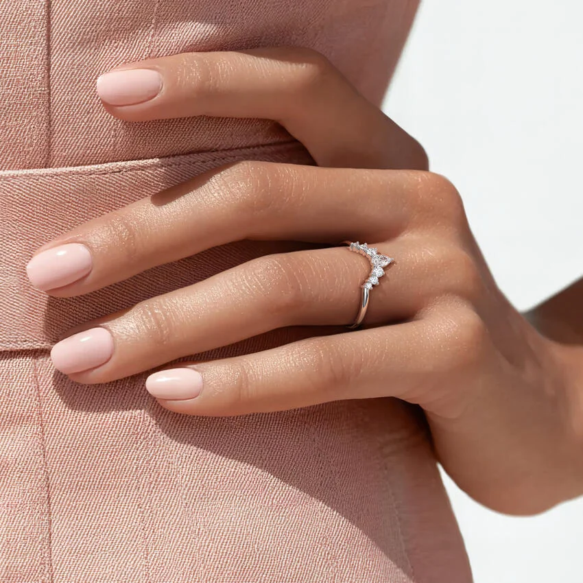 Crescent Diamond Ring (3/8 ct. tw.) - Image 3