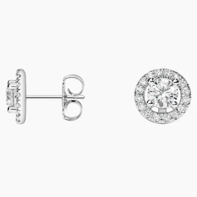 Crown Petal Lab Diamond Stud Earrings (1 1/5 ct. tw.)