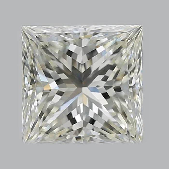 5.01ct Princess Natural Diamond — J / VVS1.