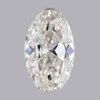 3.31ct Oval Natural Diamond — J / IF.