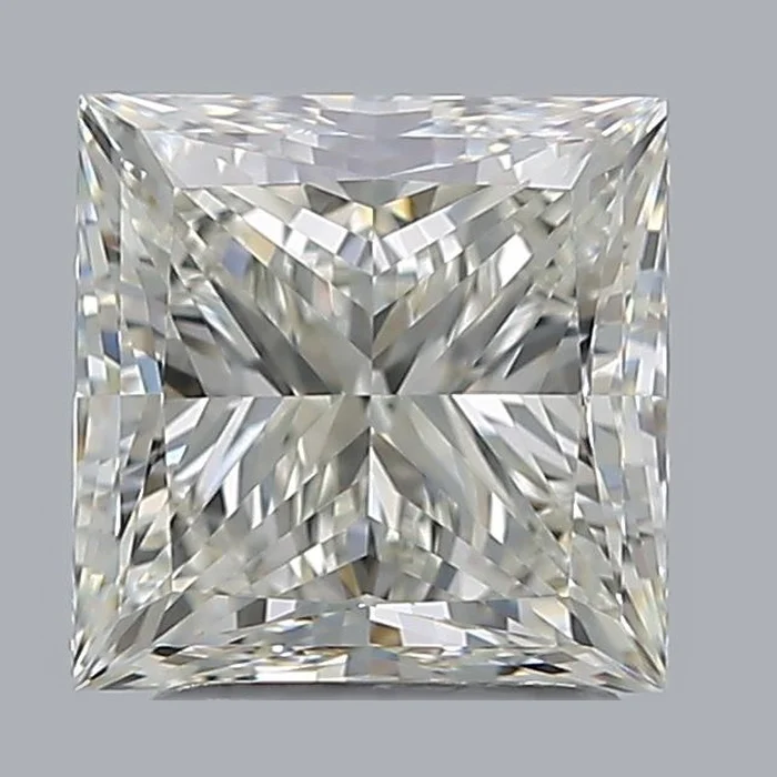 2.50ct Princess Natural Diamond — J / VS1.
