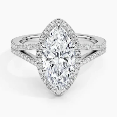Velvet Gallery- Marquise Diamond Ring (1/2 ct. tw.) (Setting Only)