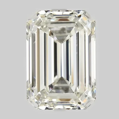5.04ct Emerald Natural Diamond — J / VVS2.