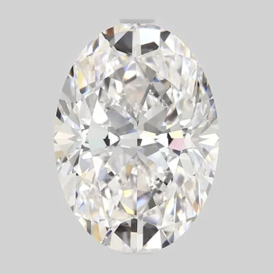 5.09ct Oval Natural Diamond — F / IF.