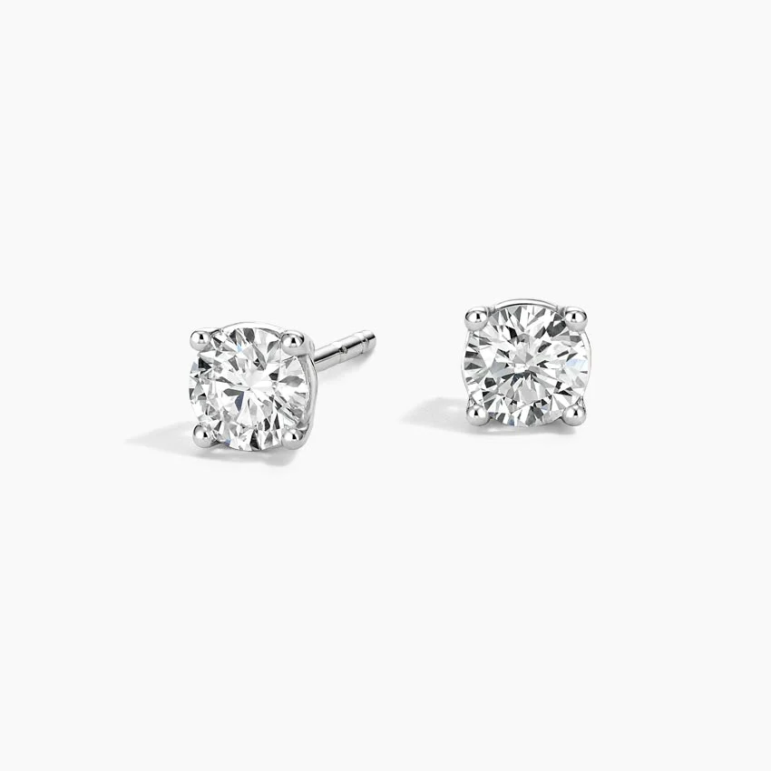 Starlight 4-Prong Diamond Stud Earrings