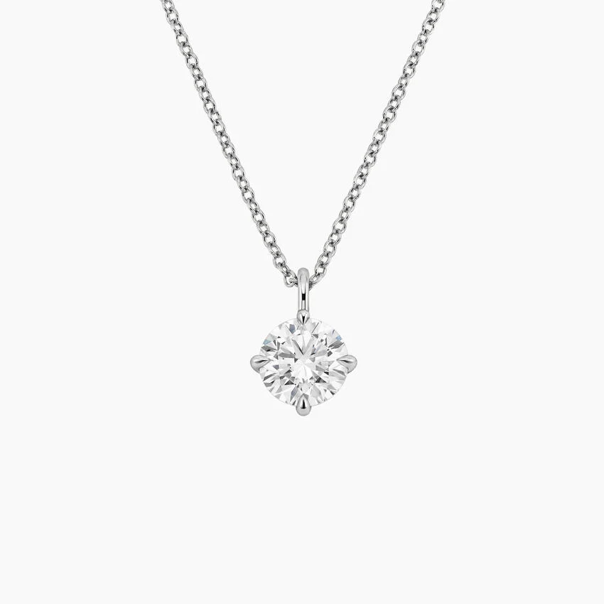 Solara Station Round Diamond Pendant