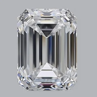 2.50ct Emerald Natural Diamond — D / VVS2.