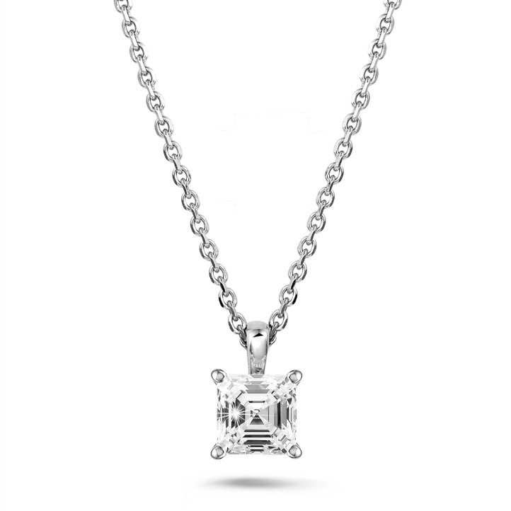 Mariner 1.00 Carat Pendant With An Asscher Cut Diamond