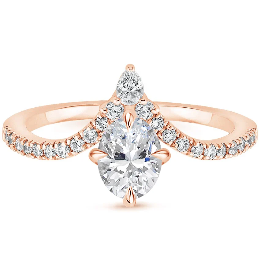 Starlight Cathedral- Oval Diamond Ring (1 1/4 ct. tw.) (Setting Only) - Image 3