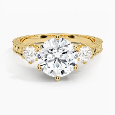 Crownline Solitaire - Round Diamond Ring (1/3 ct. tw.) (Setting Only)