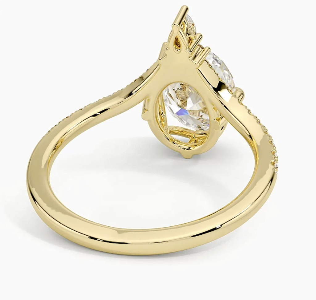 Starlight Cathedral- Round Diamond Ring (1 1/4 ct. tw.) (Setting Only) - Image 3