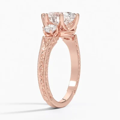 Crownline Solitaire - Oval Diamond Ring (1/3 ct. tw.) (Setting Only)