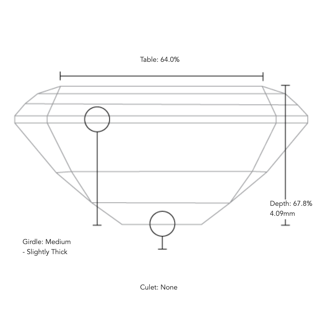 2.01 Carat Emerald Natural Diamond — G / VVS2. - Image 3