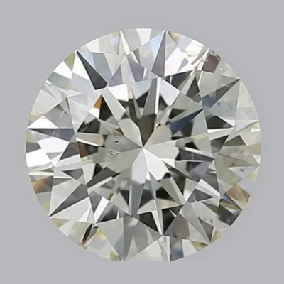 3.50ct Round Natural Diamond — J / SI1.