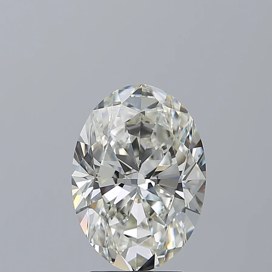 3.52ct Oval Natural Diamond — J / VVS1.